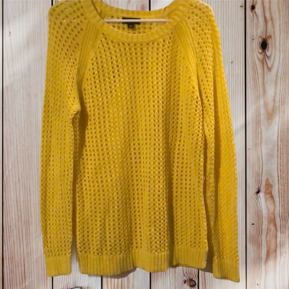 A.N.A Yellow Knit Sweater